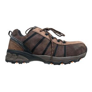 Nautilus Mens Safety‎ Footwear Work Shoe Composite Toe Slip Proof Brown Sz 11.5M
